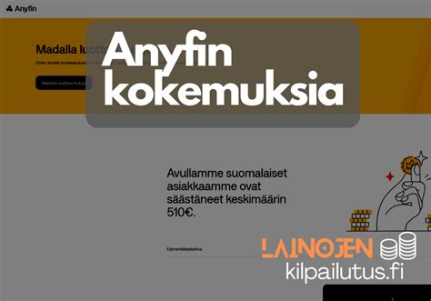 Anyfin kokemuksia